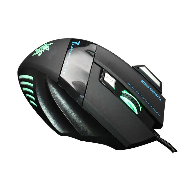 USB Cable Lighting E-Sports Gaming Mouse Colorful LED Light Ergonomic Laptop Computer 7-Key Wired Mouse USB Cable Lighting E-Sports Gaming Mouse Colorful LED Light Ergonomic Laptop Computer 7-Key Wired Mouse